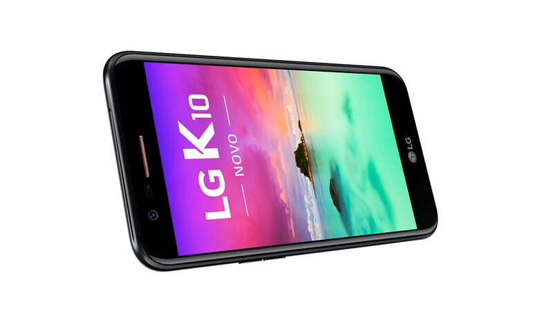 LG Smartphone LG K10 Preto 32 GB de Memória interna e Câmera de 13MP, LGM250DS-Preto
