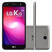 Vista frontal de LG K10 Power TV Titânio LGM320TV-TITANIO