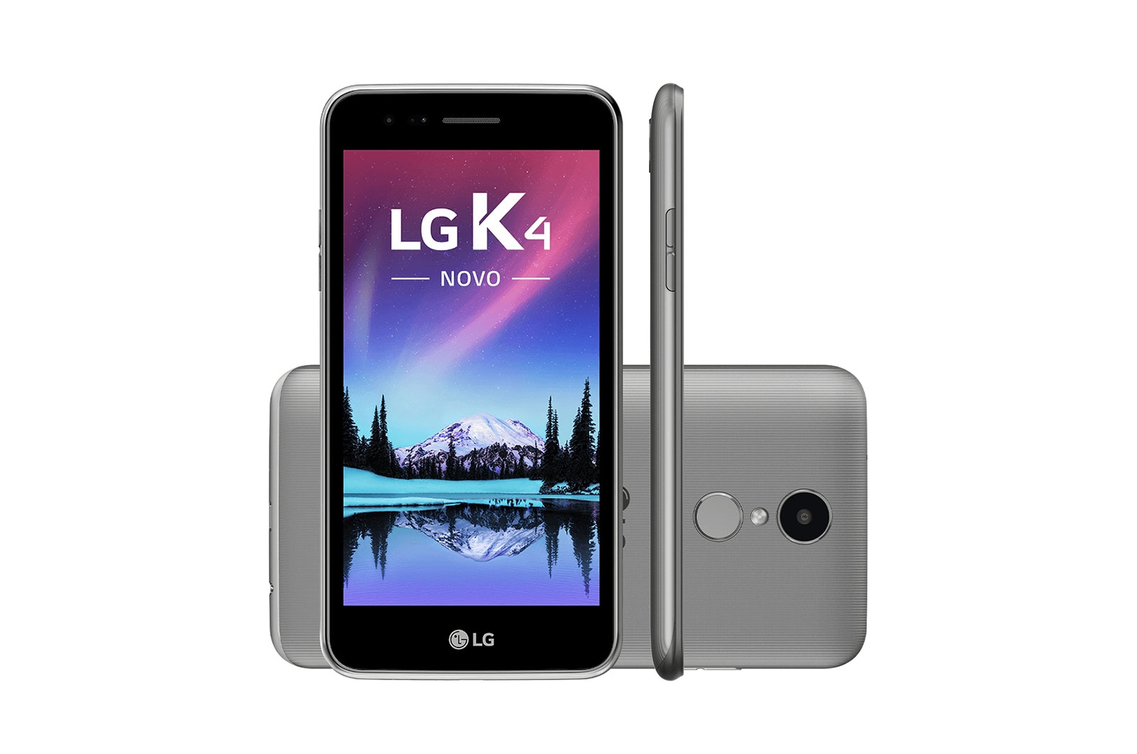 Vista frontal de LG K4 NOVO Titânio LGX230DS-Titanio