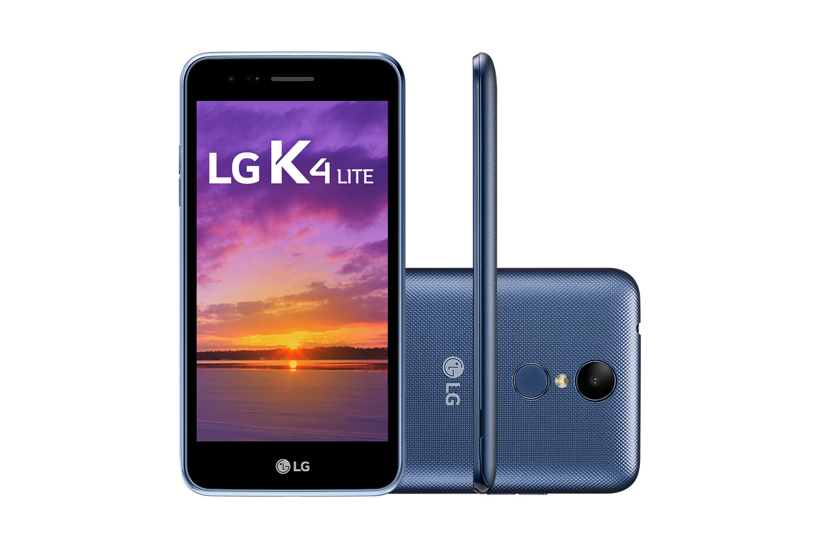 Vista frontal de Smartphone LG K4 LITE Índigo LGX230DSV-INDIGO