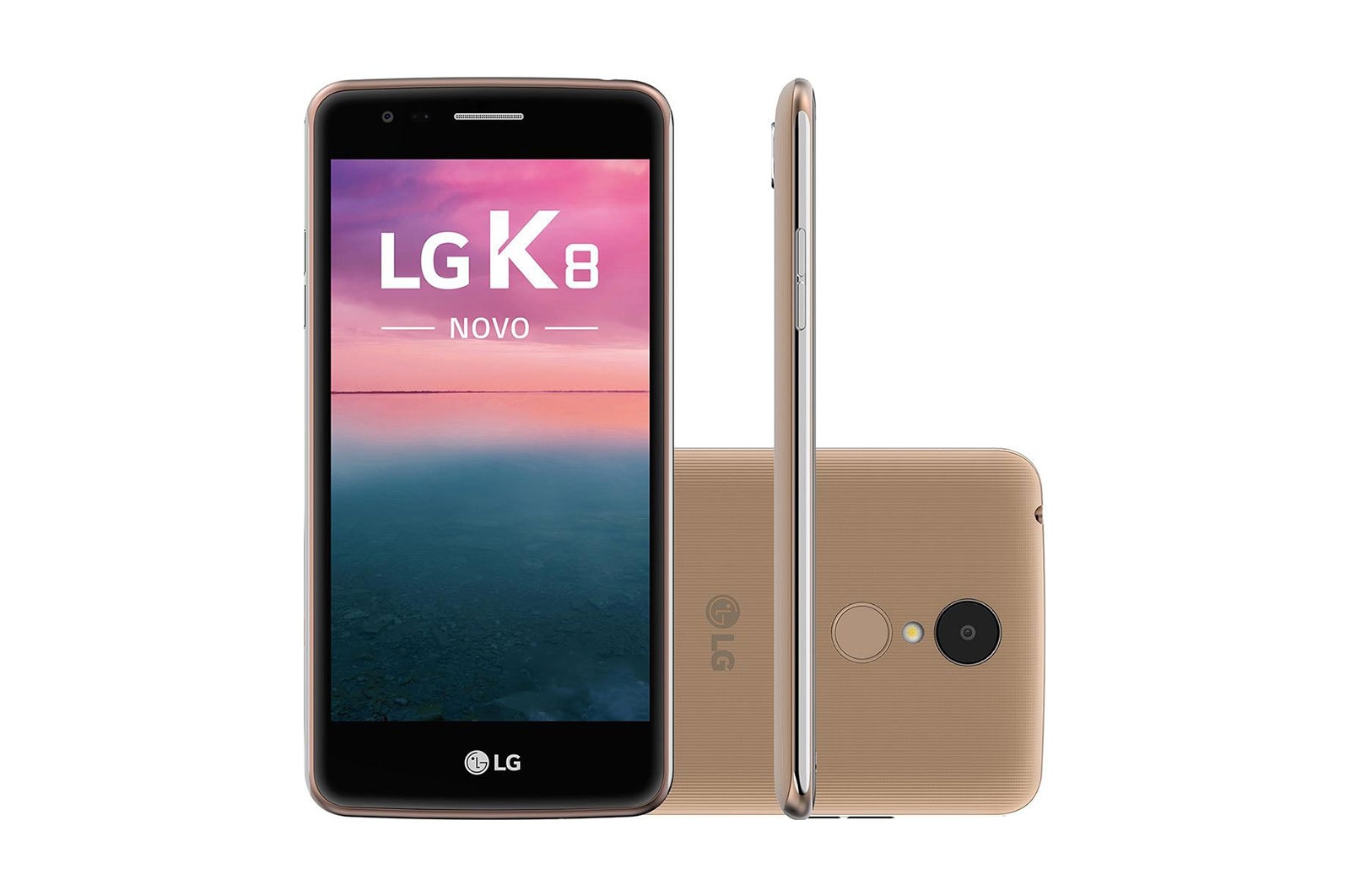 Vista frontal de LG K8 NOVO Dourado LGX240DS-Dourado