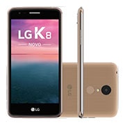 Vista frontal de LG K8 NOVO Dourado LGX240DS-Dourado