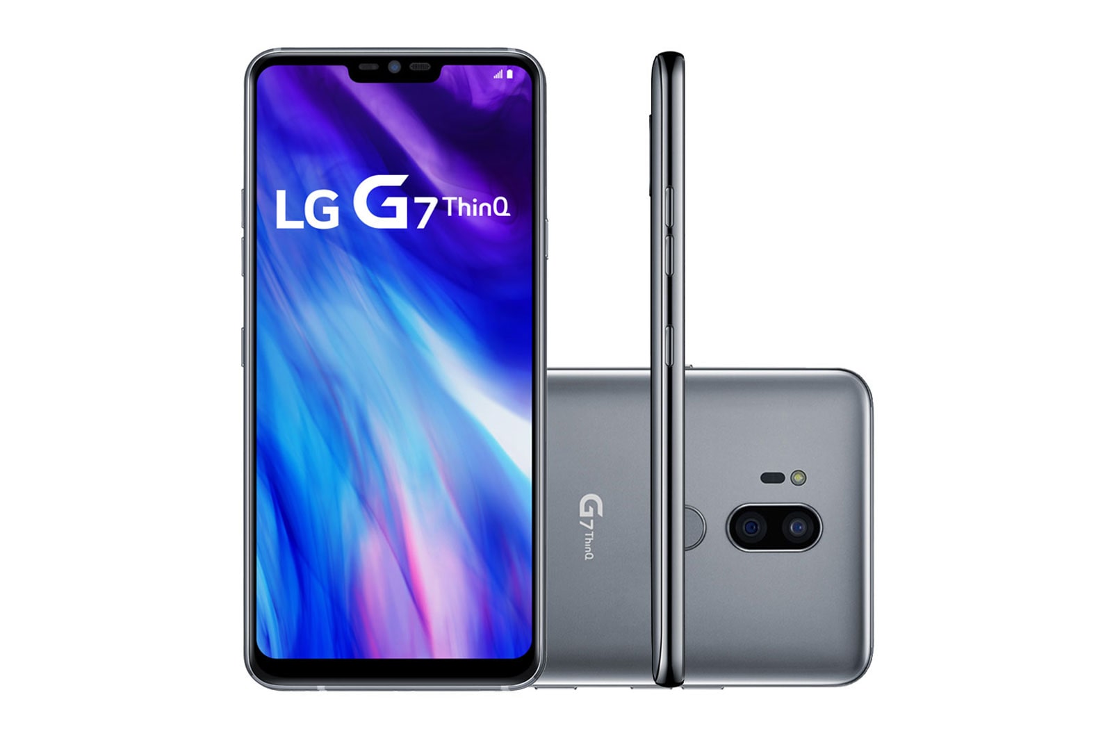 LG Smartphone LG G7 ThinQ™ - 64GB, 4GB RAM, Câmera 16MP QHD+FullVision e Processador Qualcomm® Snapdragon™, LMG710EMW