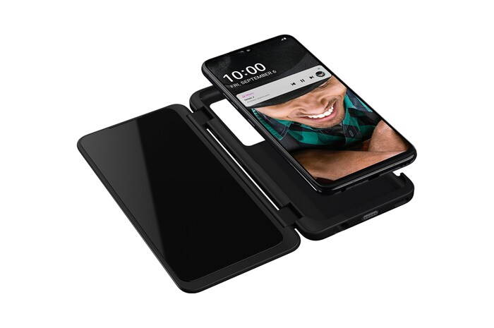 LG Smartphone LG G8X ThinQ - Duas telas OLED de 6.4", Full HD+, Frontal de 32MP e Memória de 6GB/128GB, LMG850EMW