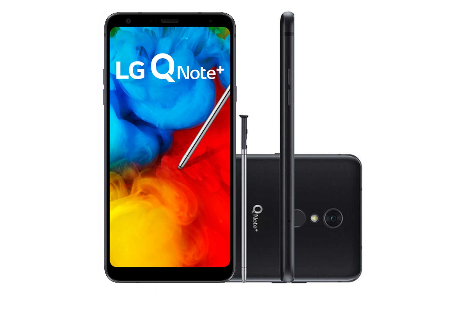 Vista frontal de Smartphone Novo LG QNote&#43; Resistente à água e à poeira LMQ710BAW