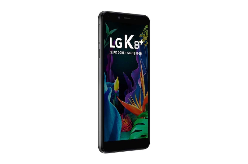 LG Smartphone LG K8+ Memória de 16GB, Câmera frontal de 5MP, Bateria de 3.000mAh e Android GO, LMX120BMW