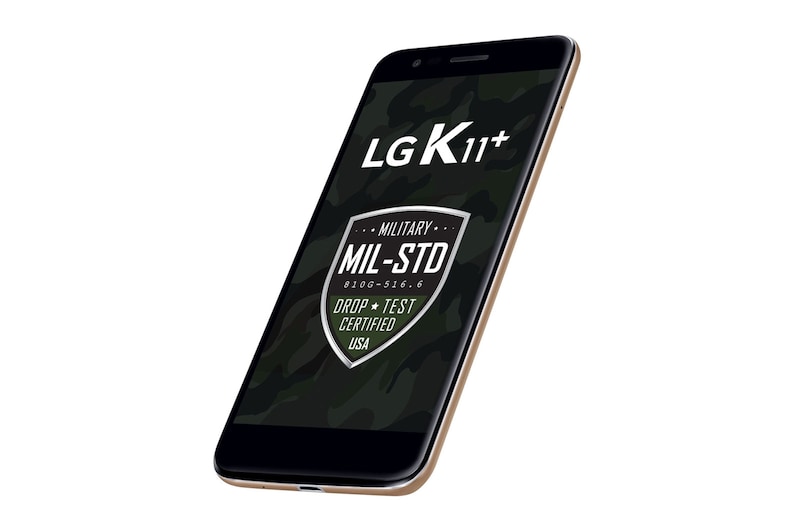 LG Smartphone LG K11+ Resistente à Impactos, Câmera de 13MP, 32GB de Memória e DTS: X 3D Som Imersivo., LMX410BCW