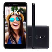 Vista frontal de Smartphone LG K11α Câmera de 8MP com Autofoco Rápido, Selfie 5MP com Modo Retrato, 16GB de Memória LMX410BTW