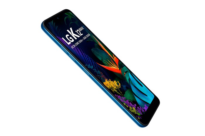 LG Smartphone LG K12 Max - Câmera dupla de 13MP e 2MP, Memória de 3GB/32GB, Tela de 6.26" e Android 9.0, LMX520BMW