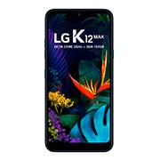 Vista frontal de Smartphone LG K12 Max - Câmera dupla de 13MP e 2MP, Memória de 3GB/32GB, Tela de 6.26&#34; e Android 9.0 LMX520BMW
