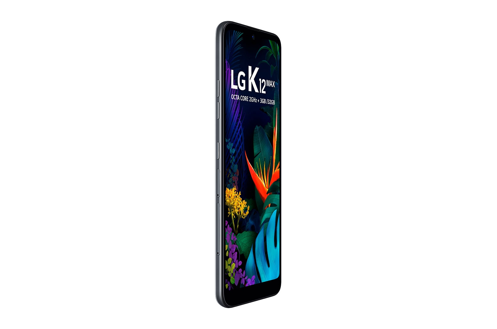LG Smartphone LG K12 Max - Câmera dupla de 13MP e 2MP, Memória de 3GB/32GB, Tela de 6.26" e Android 9.0, LMX520BMW