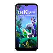Vista frontal de Smartphone LG K12 Prime - Câmera tripla de 16MP, 5MP e 2MP, Memória de 3GB/64GB e Android 9.0 LMX525BAW