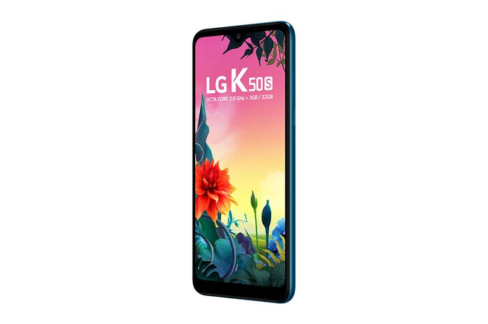 LG Smartphone LG K50S - Câmera Tripla com Selfie de 13MP, Inteligência Artificial e Bateria de 4.000mAh, LMX540BMW