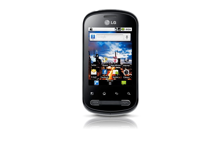 Vista frontal de Vem com 3 capinhas coloridas para você ter um novo smartphone a cada dia P350