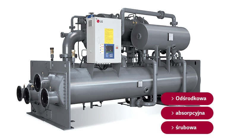 Chiller posicionado sobre fundo branco.