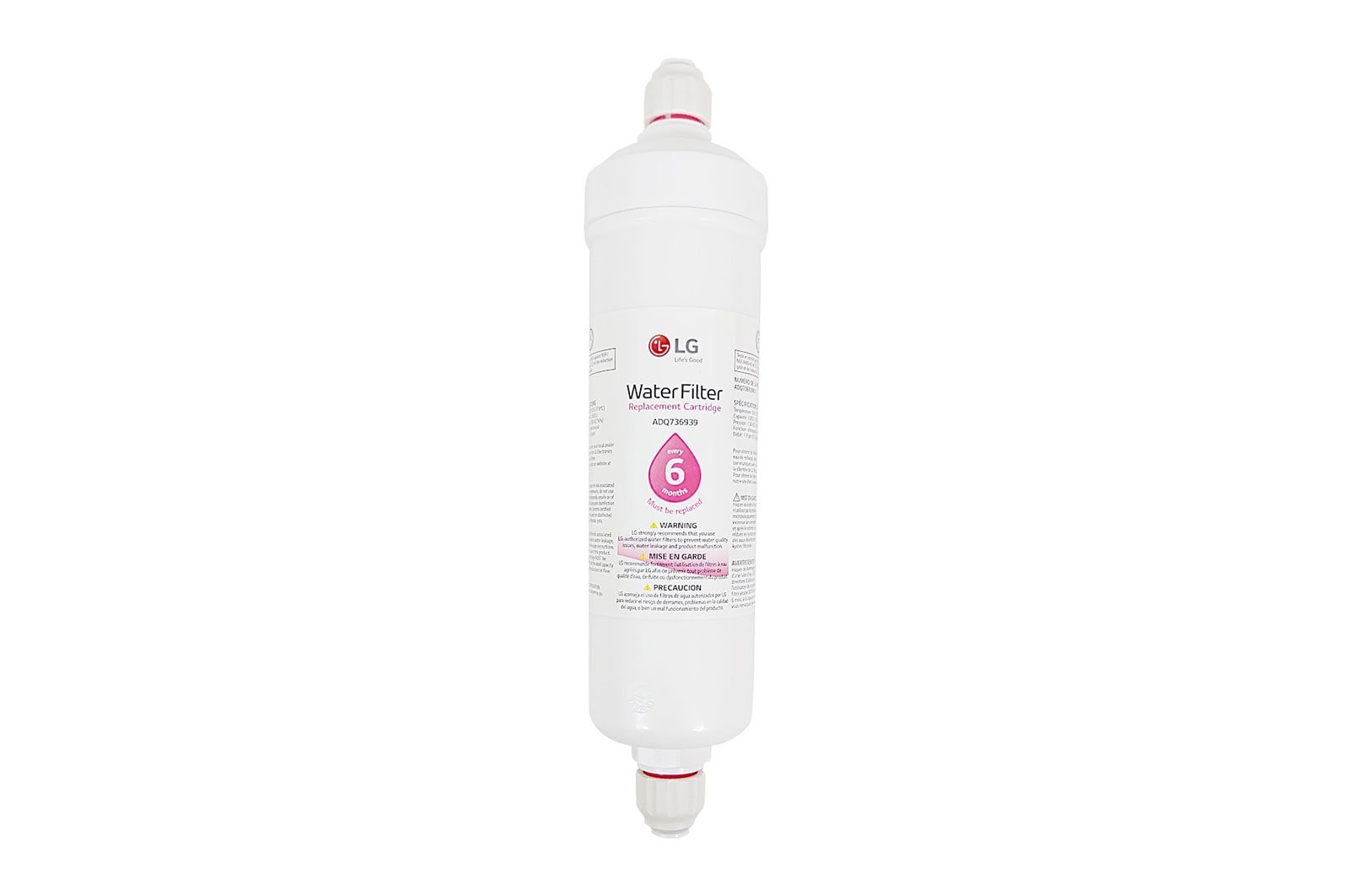 LG Filtro de água refrigerador LG Door in Door LG-R82 - ADQ73693901, ADQ73693901