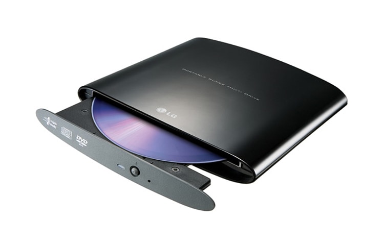 LG Drive externo portátil slim, gravador e leitor de DVD e CD, GP08NU20.AVDR12B