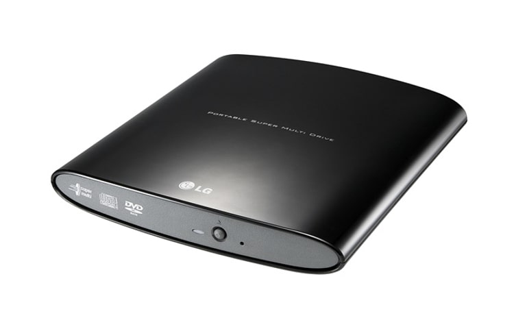 LG Drive externo portátil slim, gravador e leitor de DVD e CD, GP08NU6B