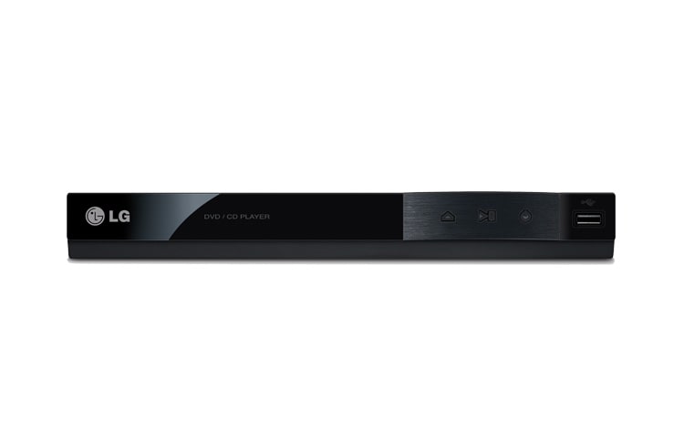 LG DVD player com tamanho ideal para qualquer ambiente e USB REC., DP122