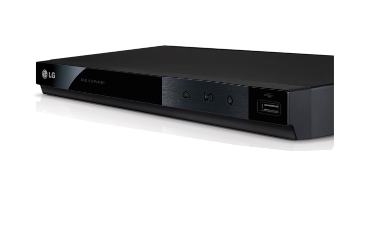 LG DVD player com tamanho ideal para qualquer ambiente e USB REC., DP122