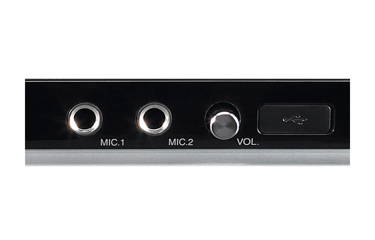 LG DVD player com Karaokê e microfone incluso, DV487