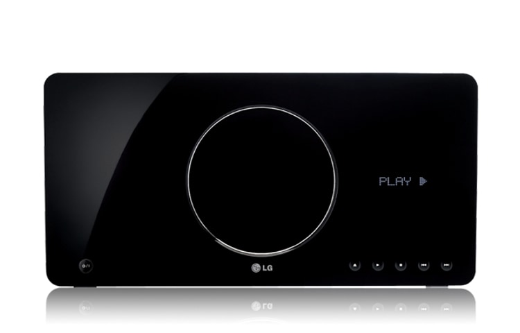 Vista frontal de DVD Player com entrada HDMI para maior qualidade de imagem. DV4S2H