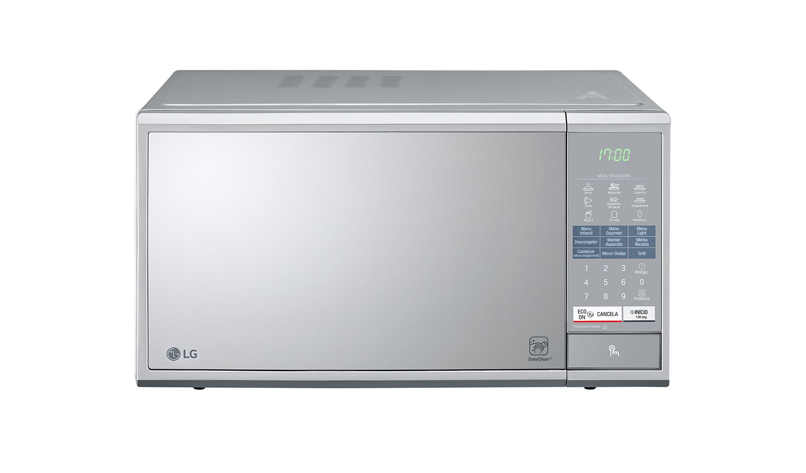 Vista frontal de Micro-ondas EasyClean™ - Grill 30L  MH7054L(A)