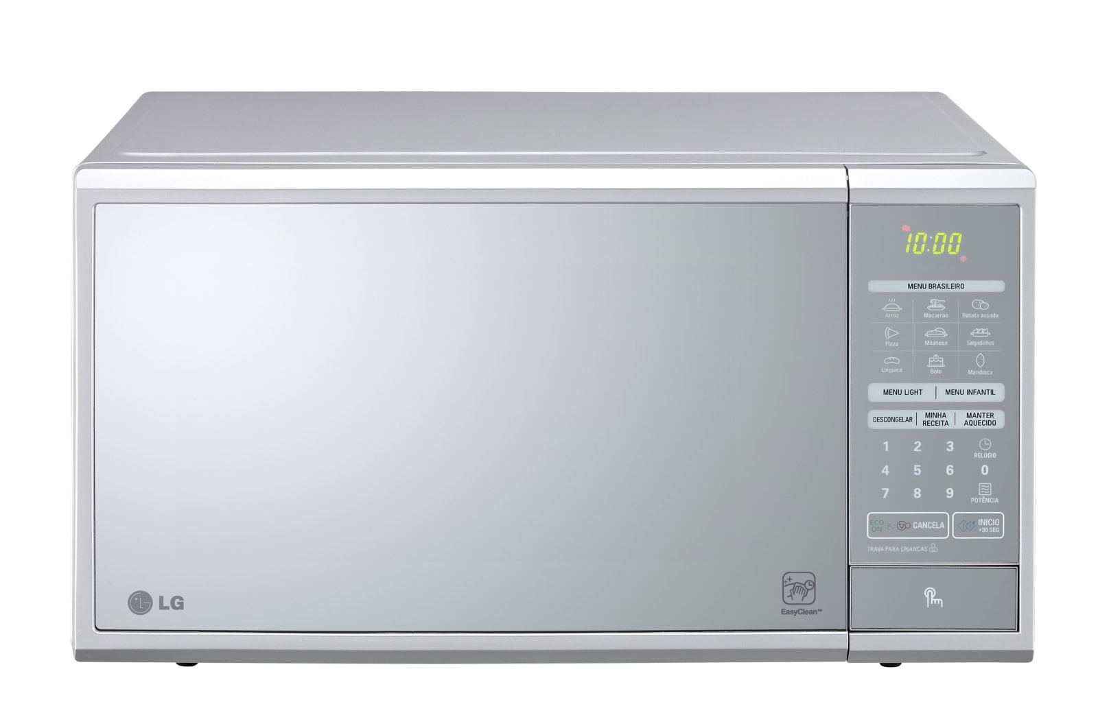 Vista frontal de Forno Micro-ondas 30L- Revestimento EasyClean™, Tecnologia I Wave e 17 receitas pré-programadas MS3059L(A)