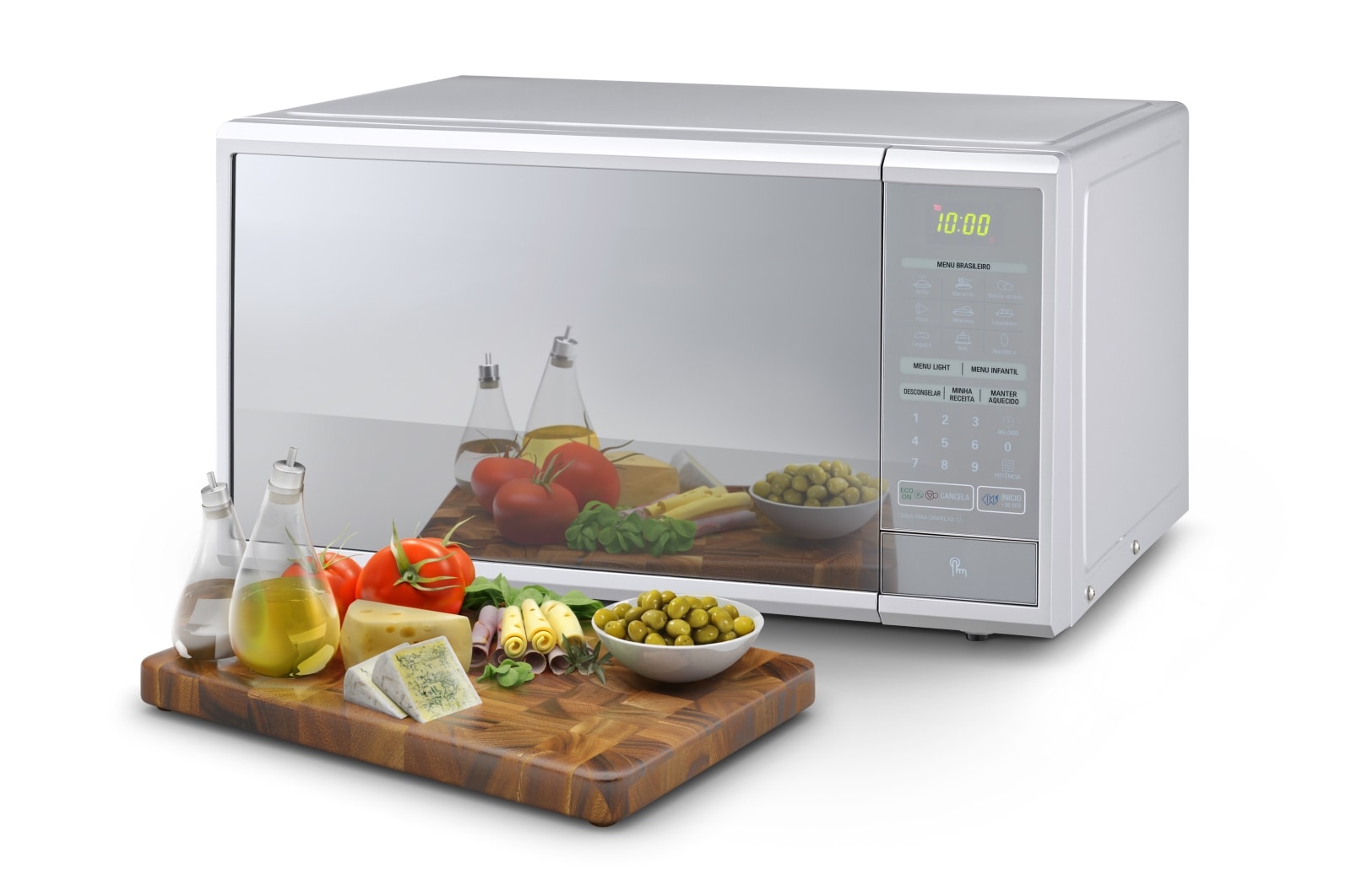 LG Forno Micro-ondas 30L- Revestimento EasyClean™, Tecnologia I Wave e 17 receitas pré-programadas, MS3059L(A)