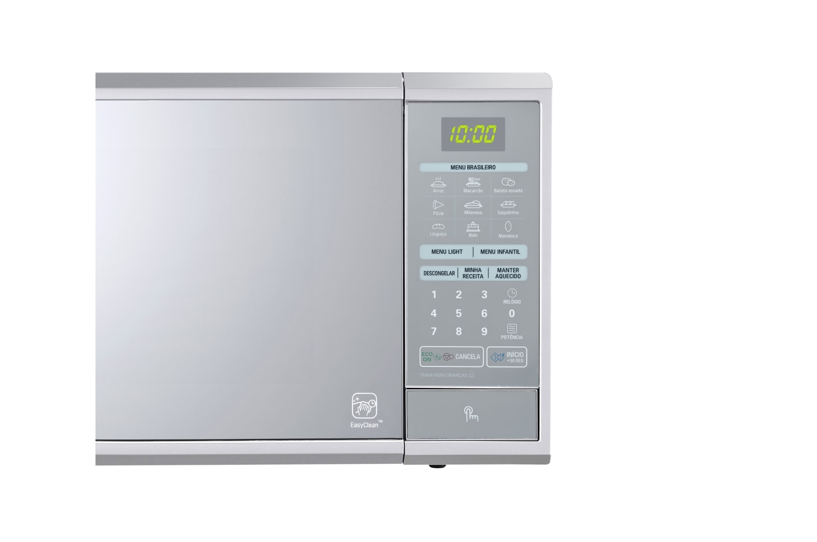 LG Forno Micro-ondas 30L- Revestimento EasyClean™, Tecnologia I Wave e 17 receitas pré-programadas, MS3059L(A)