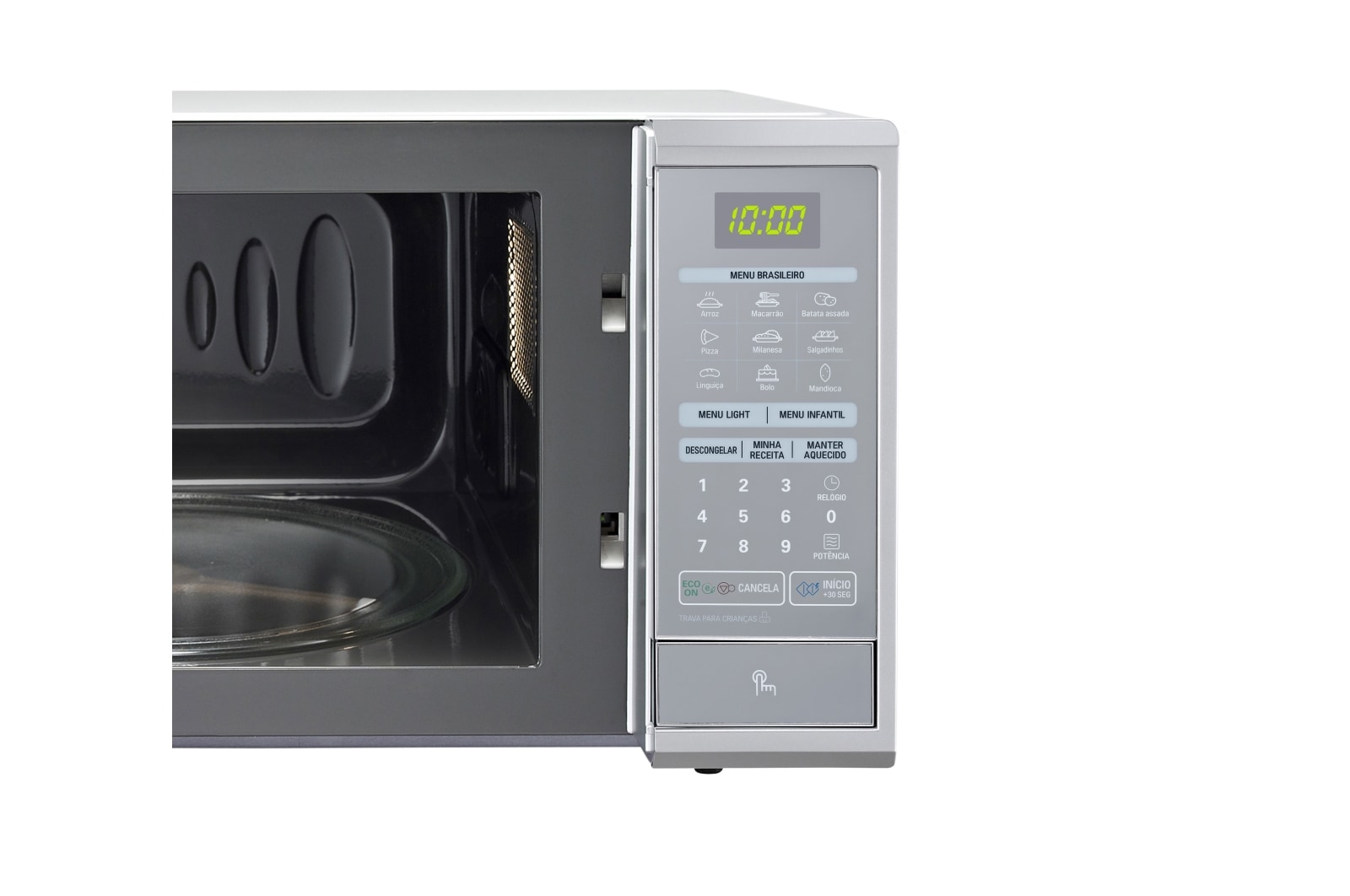 LG Forno Micro-ondas 30L- Revestimento EasyClean™, Tecnologia I Wave e 17 receitas pré-programadas, MS3059L(A)