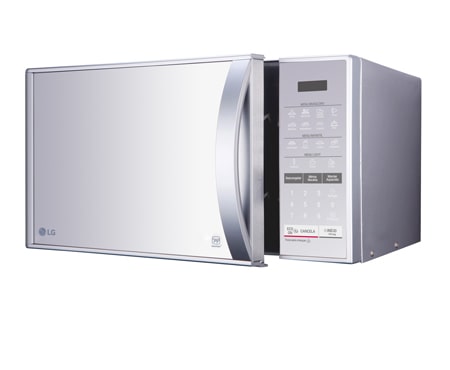 LG LINHA DE MICRO-ONDAS EASY CLEAN™ LG, 23L, PRATA E ESPELHADO, ECO ON E I WAVE, MS2357R(A)