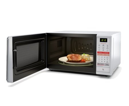LG Linha de Micro-ondas EasyClean™ LG: Menos tempo com a limpeza, mais tempo pra você., MS3044L(A)