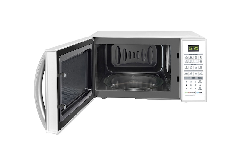 LG Forno de Micro-ondas Solo 30L com revestimento EasyClean™, tecnologia I Wave e acabamento em branco, MS3052R