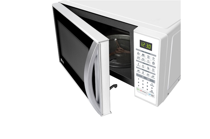 LG Forno de Micro-ondas Solo 30L com revestimento EasyClean™, tecnologia I Wave e acabamento em branco, MS3052R