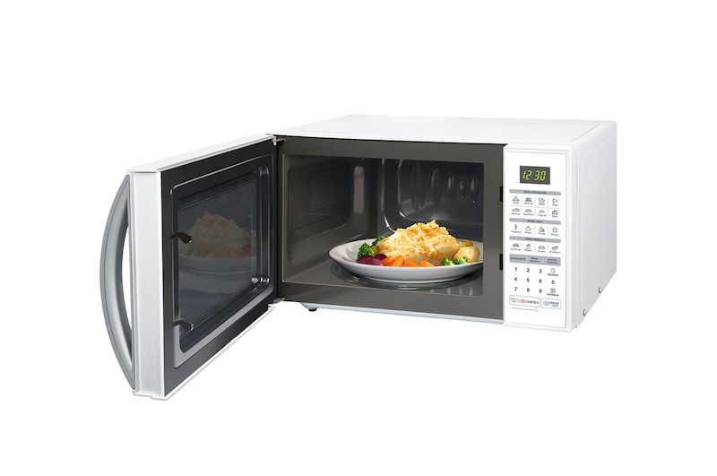 LG Forno de Micro-ondas Solo 30L com revestimento EasyClean™, tecnologia I Wave e acabamento em branco, MS3052R
