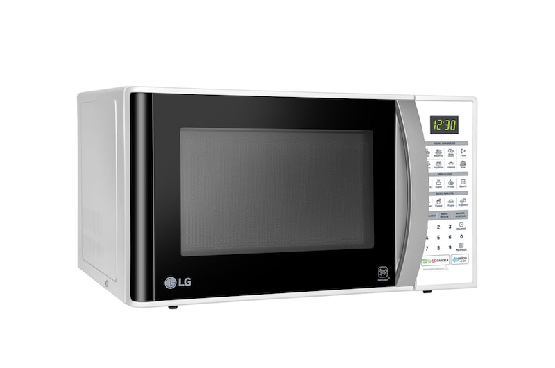 LG Forno de Micro-ondas Solo 30L com revestimento EasyClean™, tecnologia I Wave e acabamento em branco, MS3052R