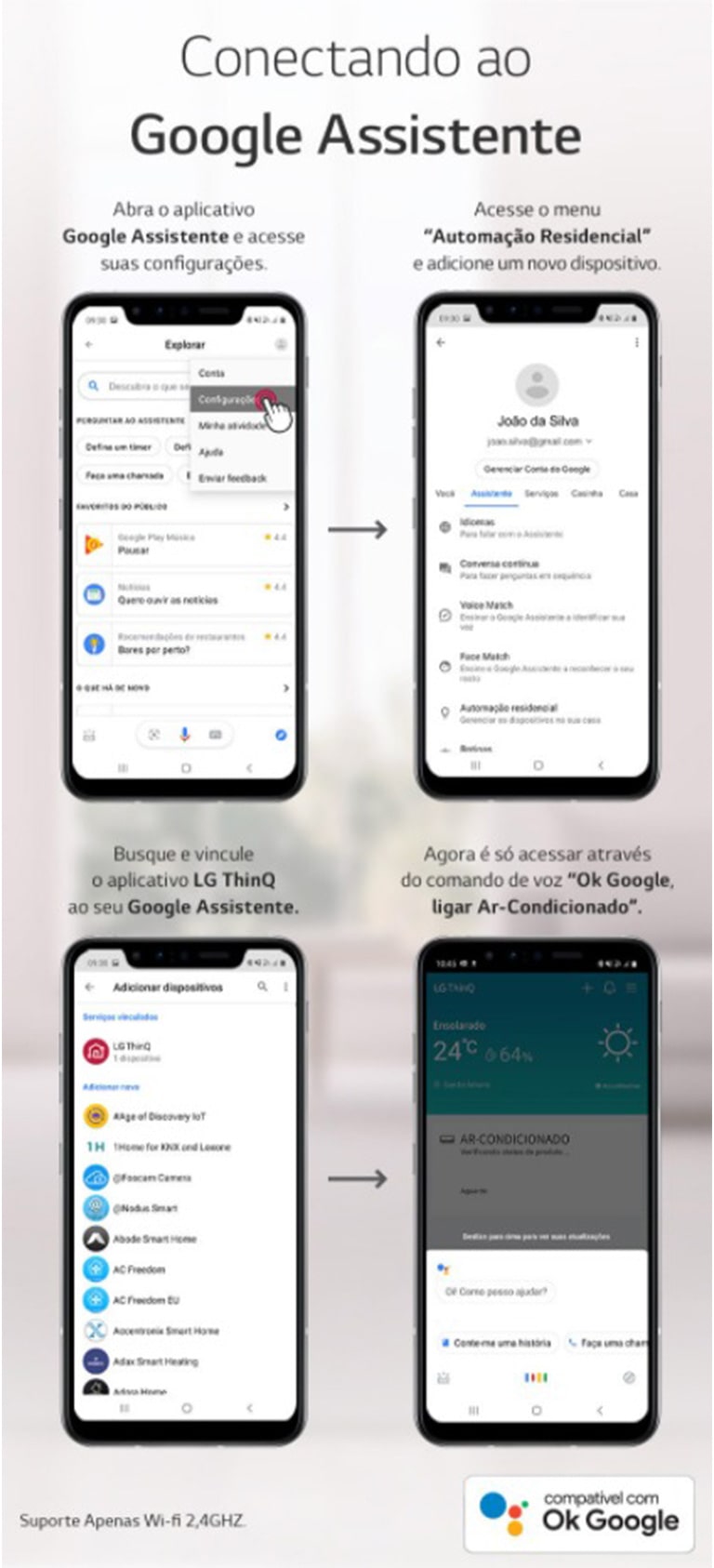 Conectando ao Google Assistente