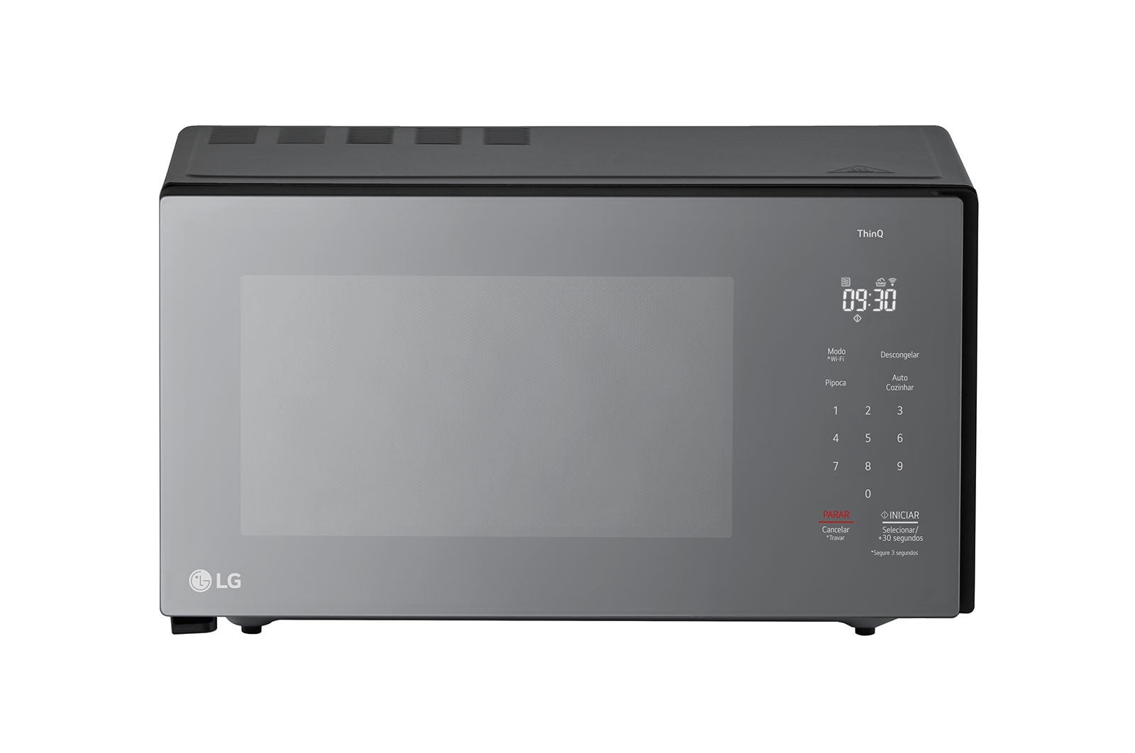 LG Micro-ondas LG Grill NeoChef 30 litros 127V Espelhado Limpa Fácil ThinQ Scan to Cook MG3097NR , MG3097NR