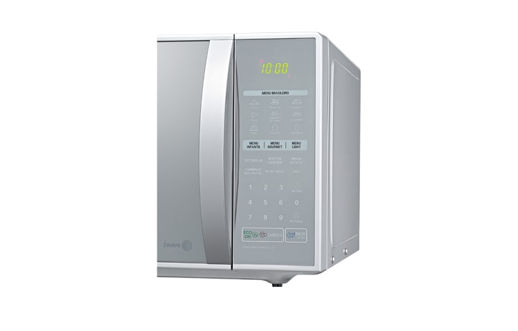 LG 30 Litros, Grill, Prata e Espelhado, Função Combinada, 20 Programas de Cozimento., MH7043R(A)
