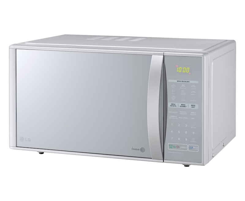 LG 30 Litros, Grill, Prata e Espelhado, Função Combinada, 20 Programas de Cozimento., MH7043R(A)