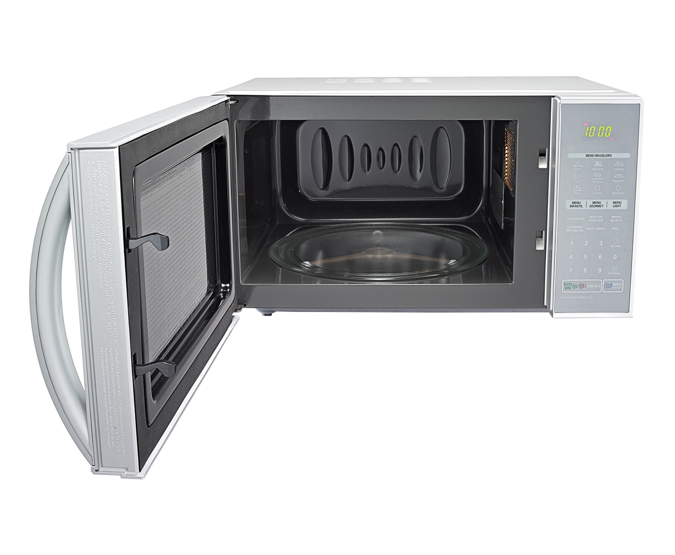 LG 30 Litros, Grill, Prata e Espelhado, Função Combinada, 20 Programas de Cozimento., MH7043R(A)