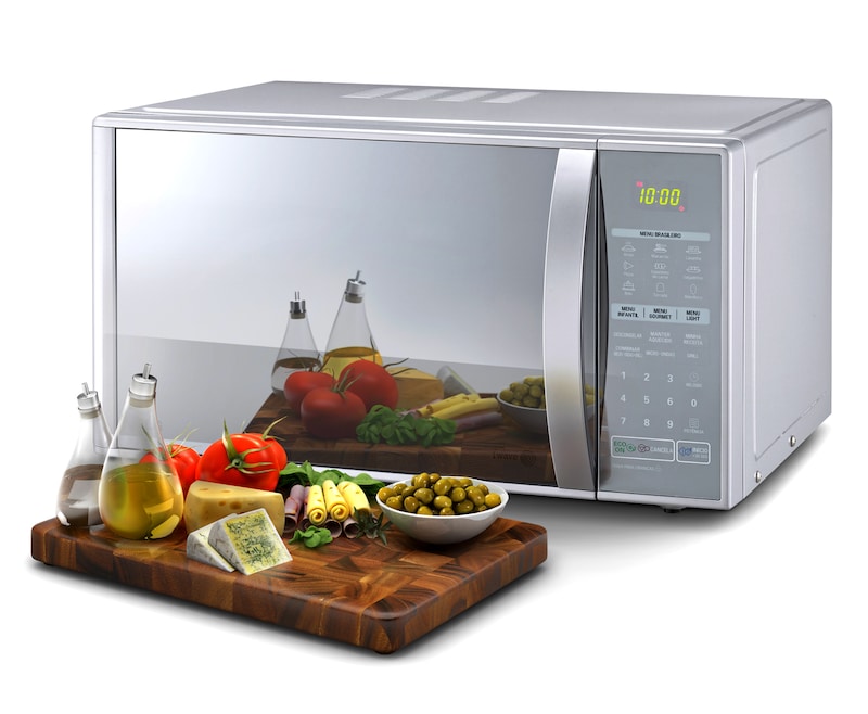 LG 30 Litros, Grill, Prata e Espelhado, Função Combinada, 20 Programas de Cozimento., MH7043R(A)