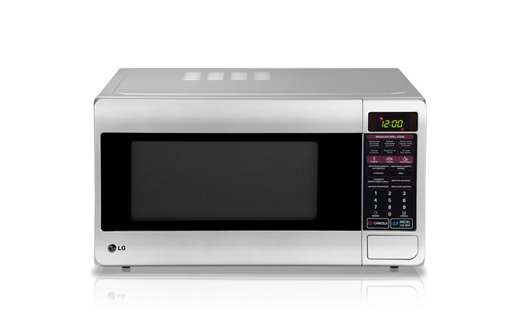 Vista frontal de 30 Litros, Grill, Prata, Função Combinada, Menu Light, 9 Programas de Cozimento. MH7047G(A)