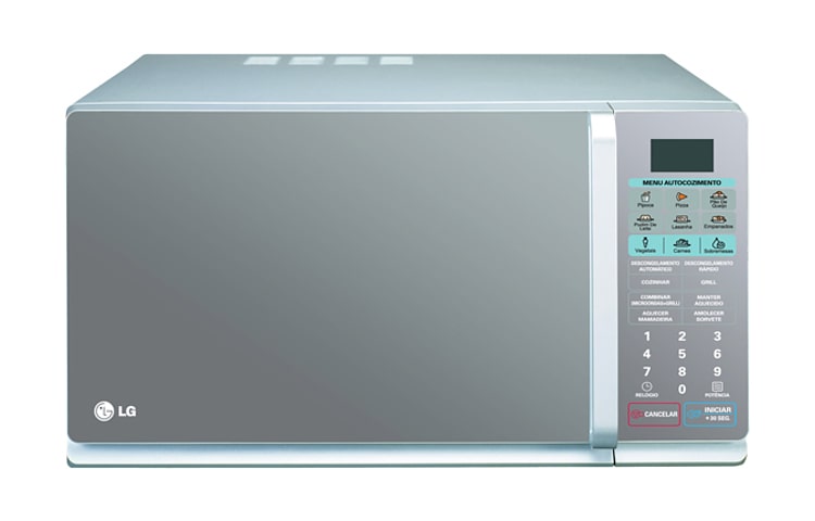 Vista frontal de 30 Litros, 6 Programas de Cozimento, Função Grill, Função Combinada e Design Diferenciado. MH7048AP(A)