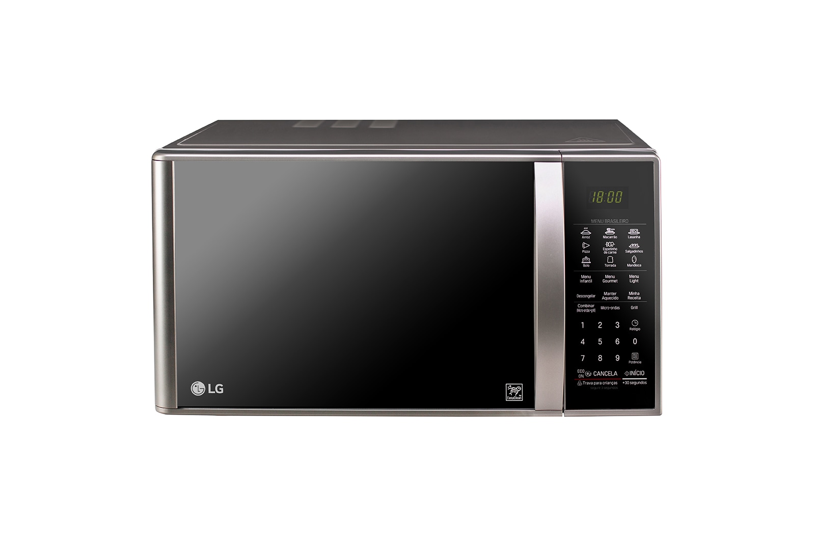 LG Forno de Micro-ondas Grill 30L 220V com Grill de Quartzo e Revestimento EasyClean™, MH7093BRA