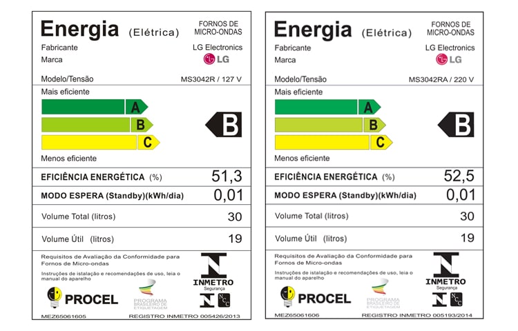 LG 30 litros, branco, 16 programas de cozimento, 4 programas de descongelamento, manter aquecido., MS3042R(A)