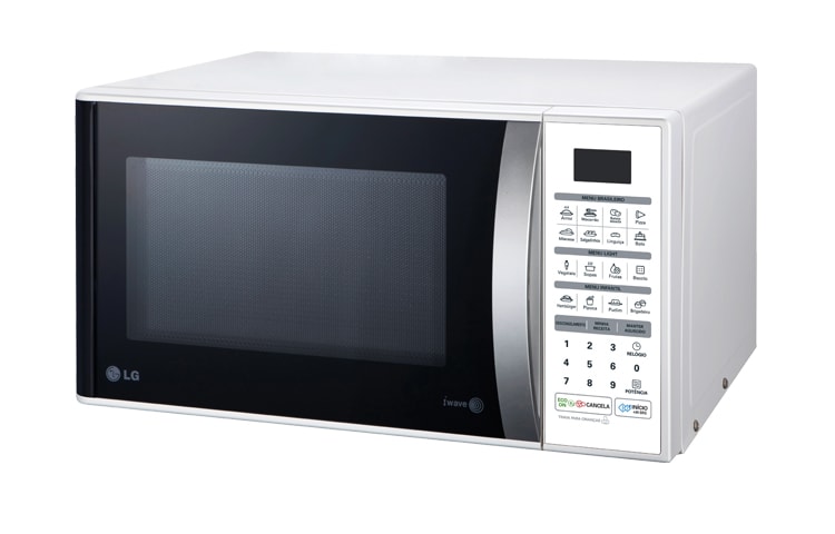 LG 30 litros, branco, 16 programas de cozimento, 4 programas de descongelamento, manter aquecido., MS3042R(A)