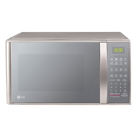 Micro-ondas LG 30 litros Prata Limpa Fácil (MS3043BRA) - MS3043BRA