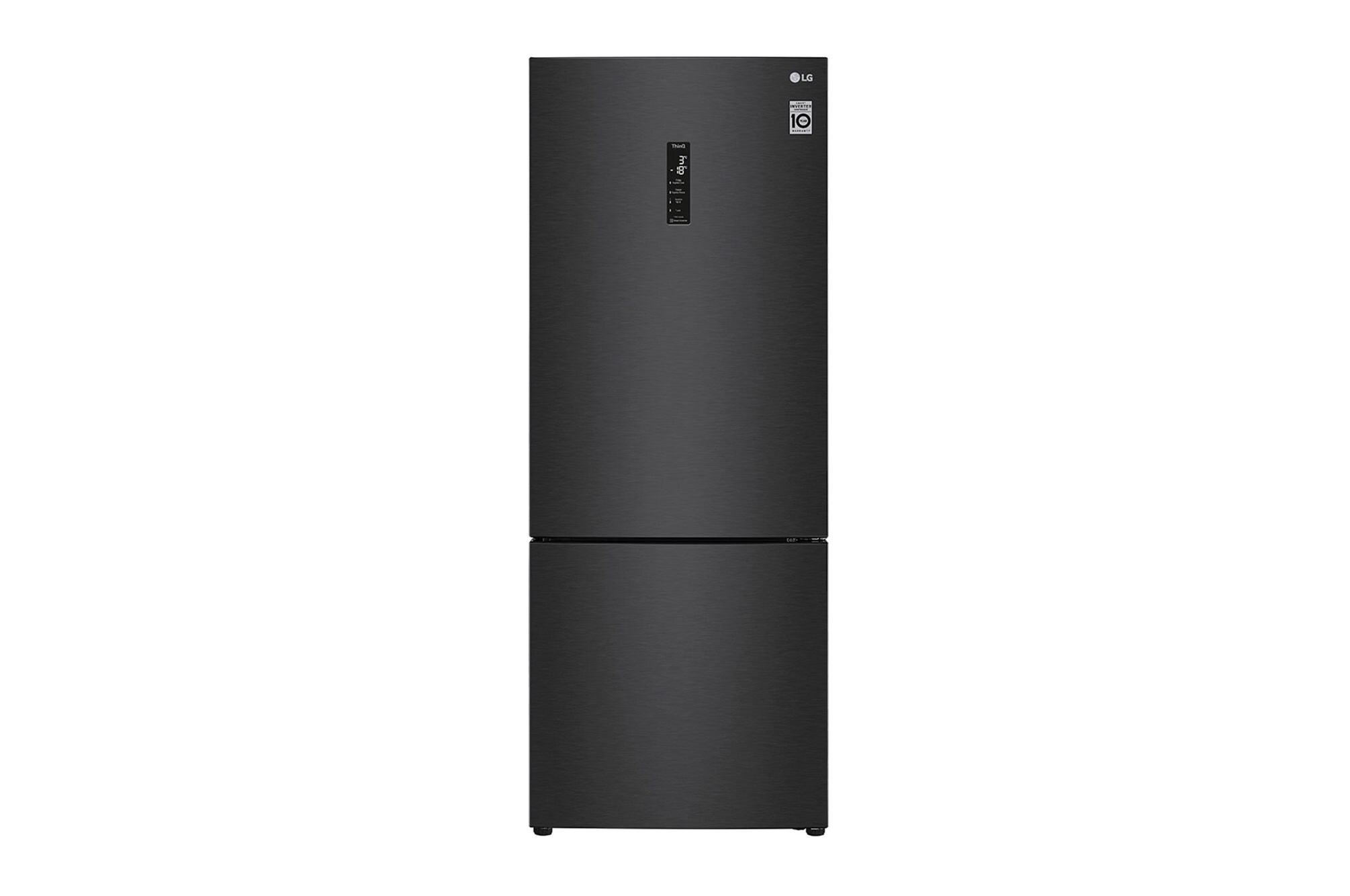 Combo Geladeira Smart LG Frost Free Inverter 451L Inverse Black